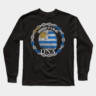Uruguay Its In My DNA - Gift for Uraguyan From Uruguay Long Sleeve T-Shirt